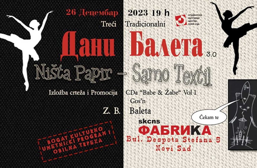 Zoran Bulatović Bale – Izložba Dani Baleta 3.0